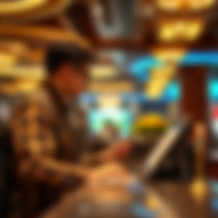 Negotiating Terms for a Better Deal Traveler negotiating terms at the hotel front desk