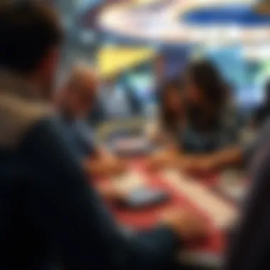 Engaging Strategies Among Scratch-Off Enthusiasts Group of players engaging with scratch-off tickets at a table