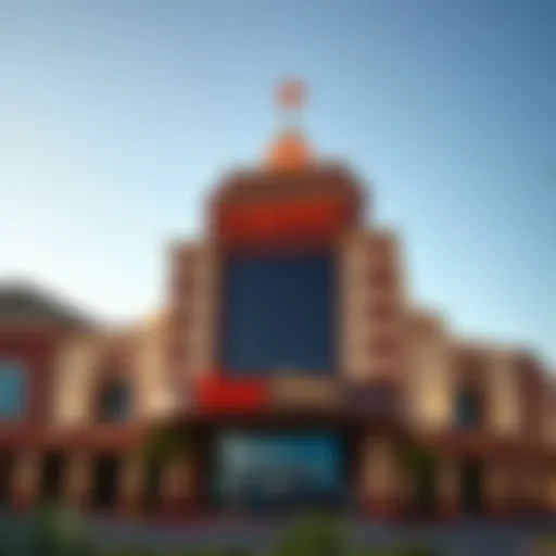 Exterior view of Texas Station Casino showcasing its unique architecture