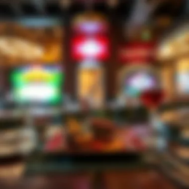 Culinary Delights at Texas Station A beautifully arranged dining setup with a gourmet meal