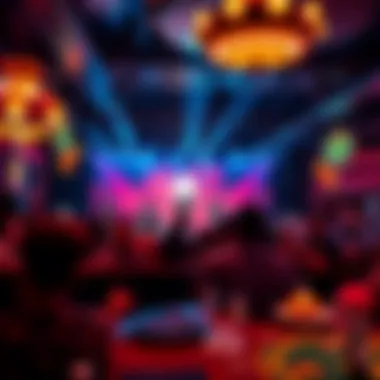 Vibrant Entertainment at Texas Station Live entertainment stage with performers engaging with the audience