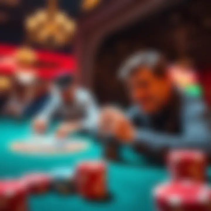 Illustration depicting responsible gambling practices