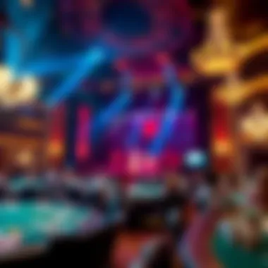 Captivating Live Entertainment Live entertainment stage featuring a captivating performance