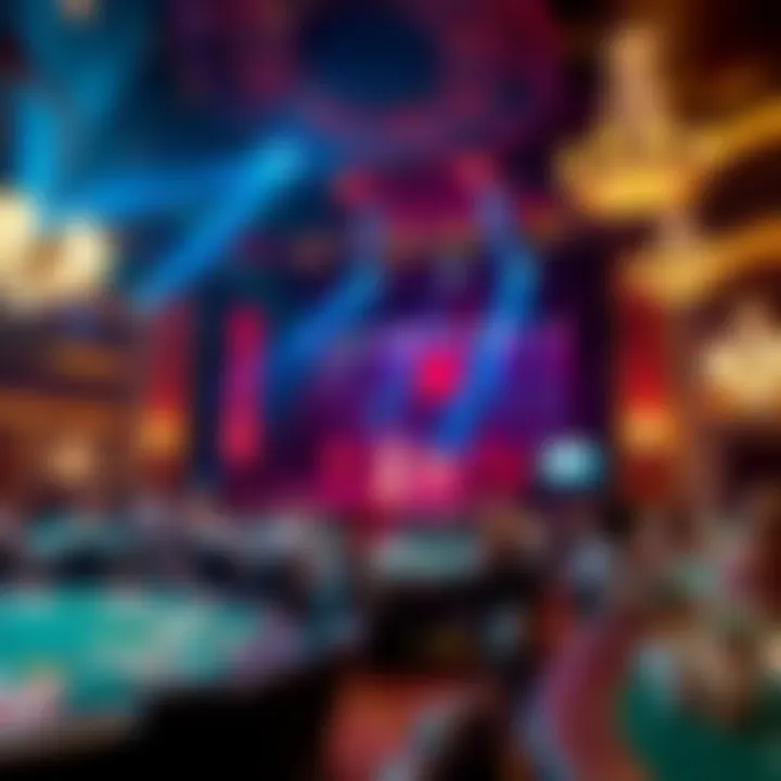 Captivating Live Entertainment Live entertainment stage featuring a captivating performance