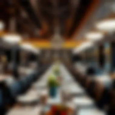 Exquisite Dining Experience Luxurious dining area with gourmet cuisine