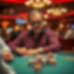 Dan Harrington playing at a poker table