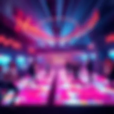 Energetic Dance Floor Experience at The One Club The club's dynamic dance floor filled with energy and excitement