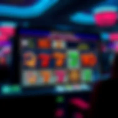 Online Casino Slot Game Interface Online Casino Interface Featuring Slot Games