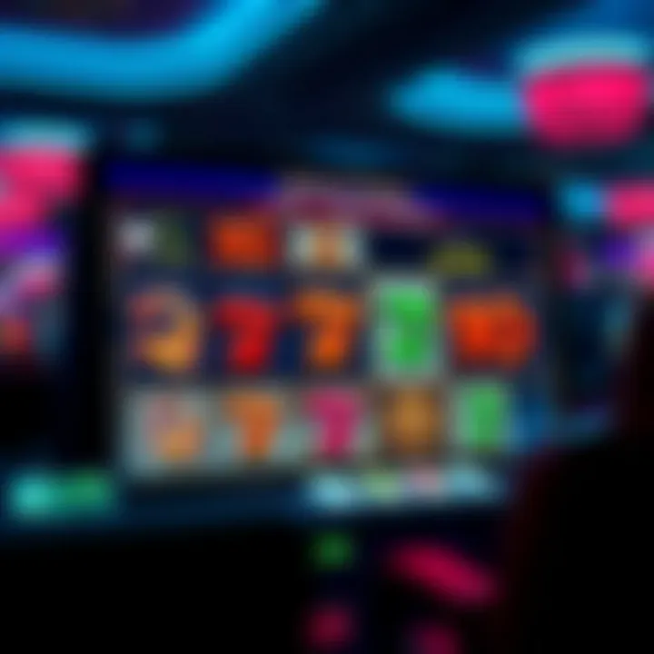 Online Casino Slot Game Interface Online Casino Interface Featuring Slot Games