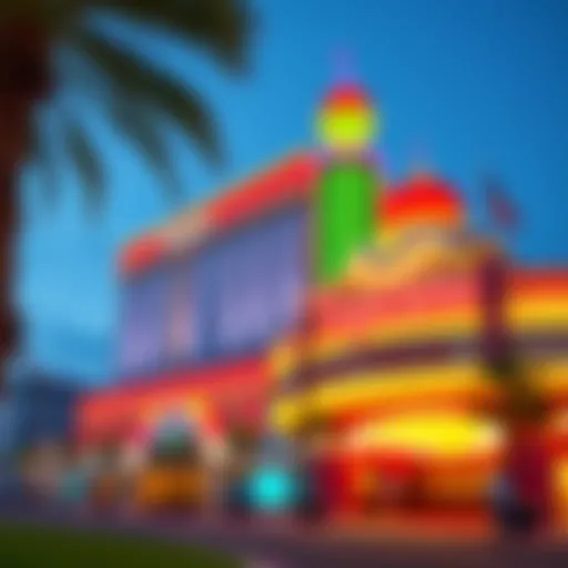 Architectural Marvel of Tropicana Las Vegas Exterior view of Tropicana Las Vegas showcasing its vibrant architecture