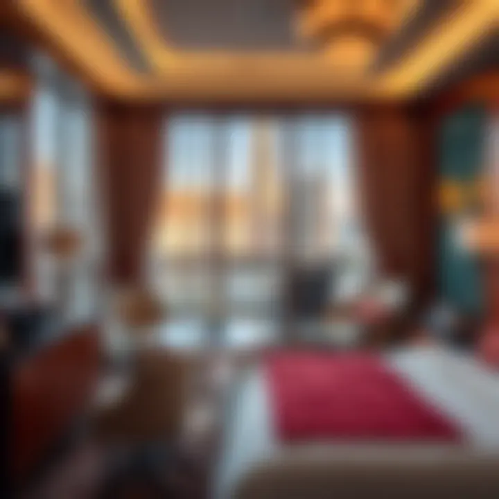 Luxurious suite within the Tropicana, highlighting the comfort and elegance