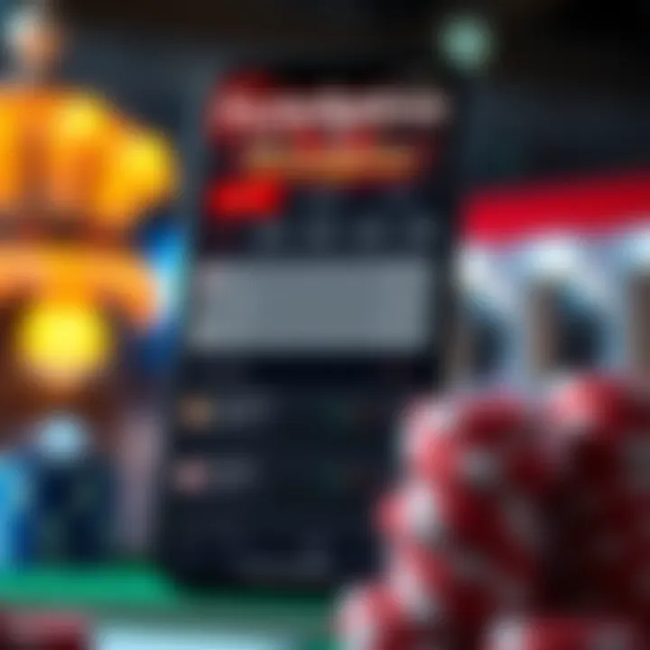 Screenshot of TwinSpires mobile app interface with betting options