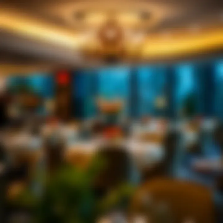 Elegant Dining Area at Two Trees Hotel Dining area at Two Trees Hotel