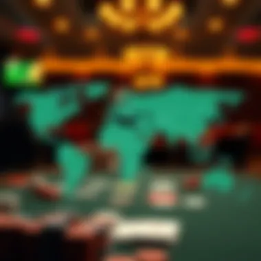 Global Gambling Age Regulations Map highlighting various gambling age laws by region