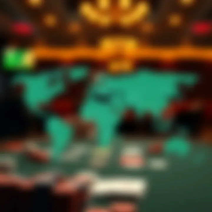 Global Gambling Age Regulations Map highlighting various gambling age laws by region