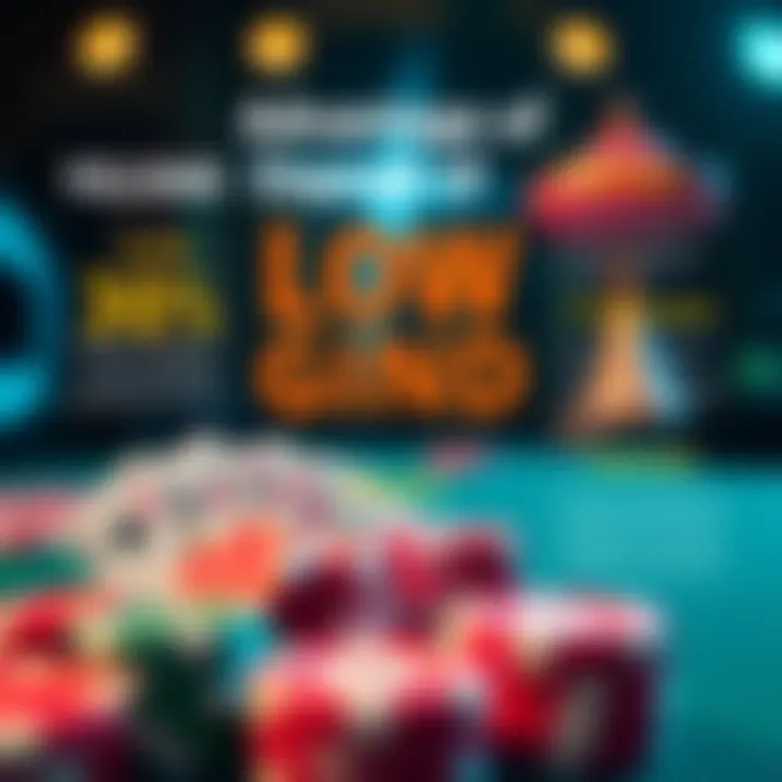 Advantages of Low Deposit Casinos An engaging infographic highlighting the benefits of low deposit requirements