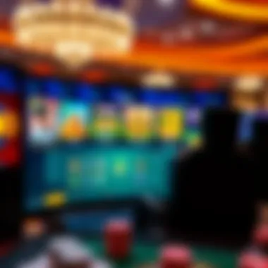 Exploring the Online Casino Experience A captivating view of an online casino interface showcasing various games