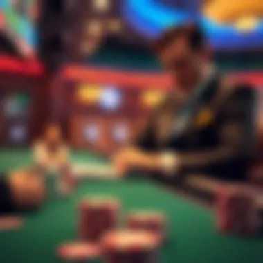 Promoting Responsible Gambling A serene image promoting responsible gaming practices