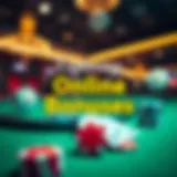 Visual representation of online casino bonuses
