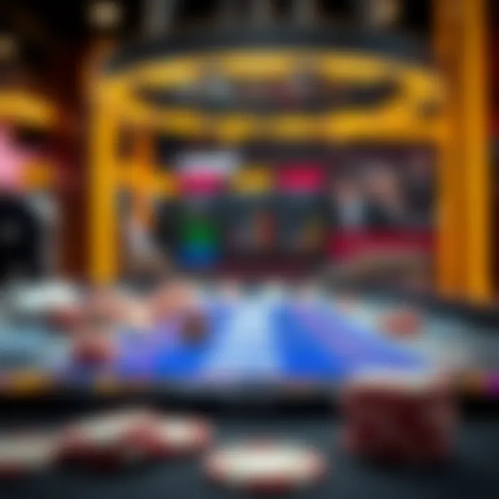 A visual representation of technology's influence on gambling