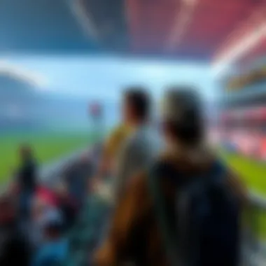 Spectators at a Greyhound Racetrack A vibrant racetrack filled with spectators