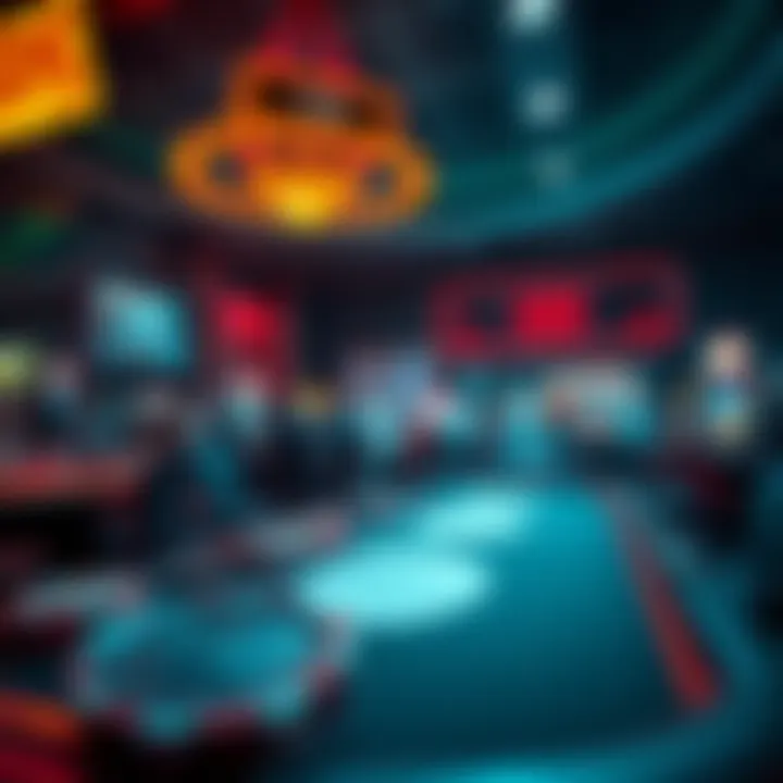 The Evolving Gambling Landscape Illustration of the evolving landscape of the gambling industry