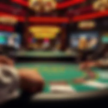 Experience the Thrill of Online Poker An engaging virtual poker table with vibrant graphics